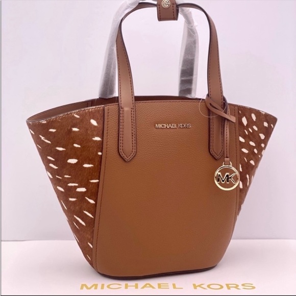 New Michael Kors Portia Small ToteBucket Satchel Bag